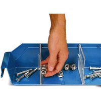 STEMO Trennplatten für Regalkästen mit Sichtöffnung, BxH 180 x 95 mm von STEMO