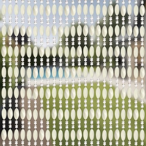 Trente Perlenvorhang Duo - Fliegengitter Fenster, Verschiedene Größen und Farben, Balkontür Fliegengitter, Insektenschutz Perlen, Fliegenvorhang Weiß 90 x 200 cm Trente Perlenvorhang Duo - Fliegengitter Fenster, Verschiedene Größen und Farben, Balkontür Fliegengitter, Insektenschutz Perlen, Fliegenvorhang Weiß 90 x 200 cm von Trente