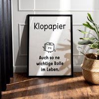 A3 A4 Toilette Badezimmer, Gäste Wc, Klo, Witzig Lustig Humor, Poster Bilderrahmen Oder Digitale Datei, Klopapier - Wichtige Rolle Im Leben A3 A4 Toilette Badezimmer, Gäste Wc, Klo, Witzig Lustig Humor, Poster Bilderrahmen Oder Digitale Datei, Klopapier - Wichtige Rolle Im Leben von TrenvayDesign