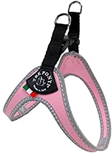 Tre Ponti Geschirr für Hunde / Farbe Rosa / Gr.1,5 bis ca. 4kg Brustumfang 29-33cm von Tre Ponti