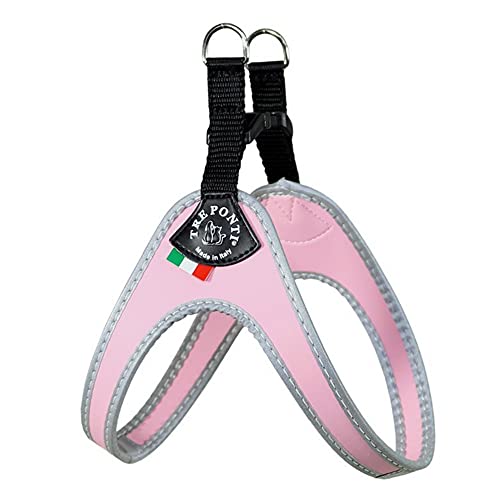 Tre Ponti Geschirr für Hunde / Farbe Rosa / Gr.3 bis ca. 7kg Brustumfang 42-47cm von Tre Ponti