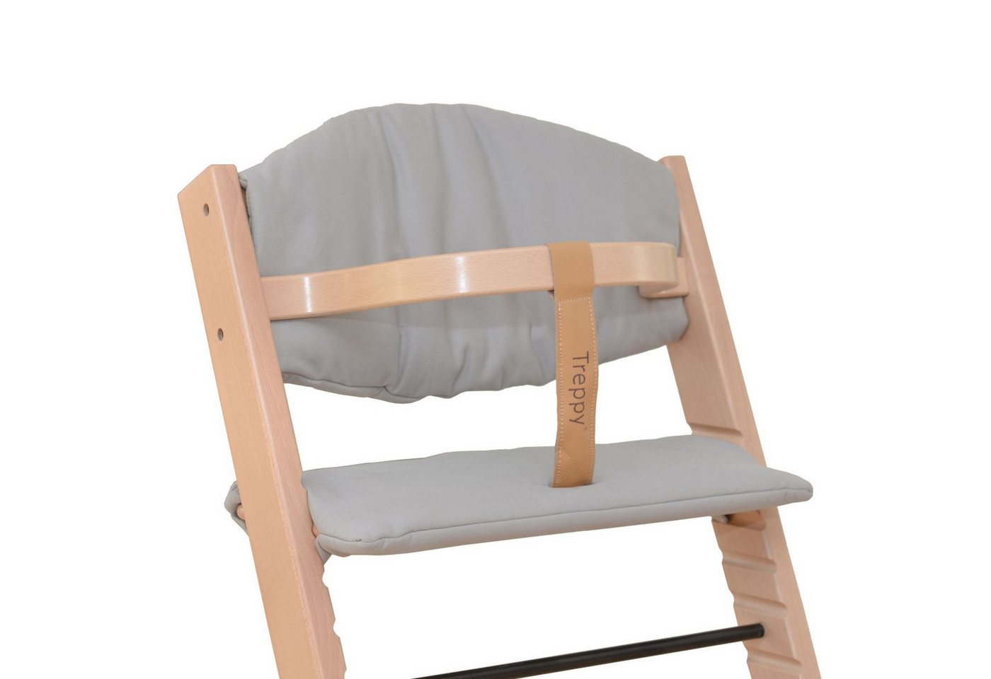 Treppy Hochstuhl hellgrau (Inhalt, 1 St), passend nur für Treppy Hochstuhl von Treppy