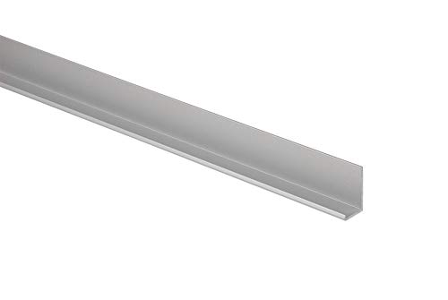 Premium Profilschiene Clip von Trepsa | hochwertiges Aluminium eloxiert | Farbe: Silber | Länge: 1200 mm | Made in Germany von Trepsa