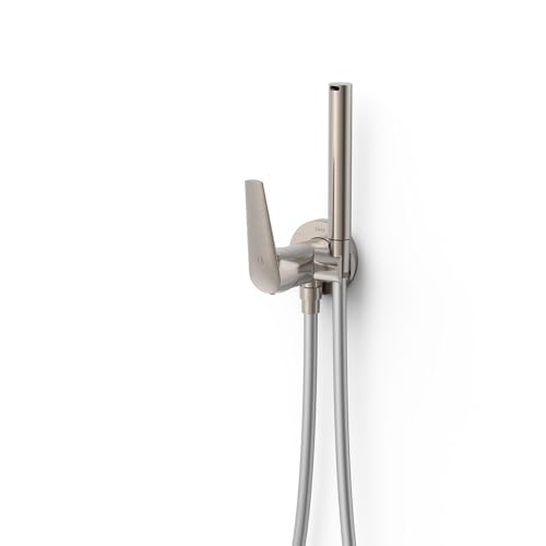 TRES 28112301AC FUJI Grifo Monomando Empotrado con Spirit para Inodoro Color Acero von Tres Griferia