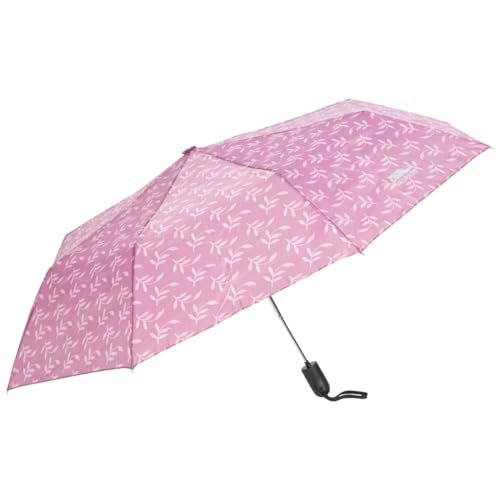 Trespass Regenschirm Maggiemay, Mauve Pflanzendruck, Einheitsgröße von Trespass