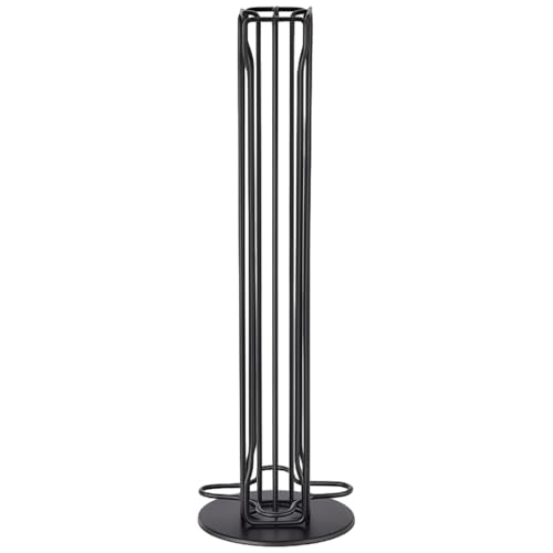 Arbeitsplatten-Kaffeetassenbaumhalter, drehbar, um 360 Grad drehbar, Organizer für 40 Kaffeekapseln, schwarzer Metallbecherbaum für Theke mit platzsparendem Boden, Becherständer für große Tassen Arbeitsplatten-Kaffeetassenbaumhalter, drehbar, um 360 Grad drehbar, Organizer für 40 Kaffeekapseln, schwarzer Metallbecherbaum für Theke mit platzsparendem Boden, Becherständer für große Tassen von Tressify
