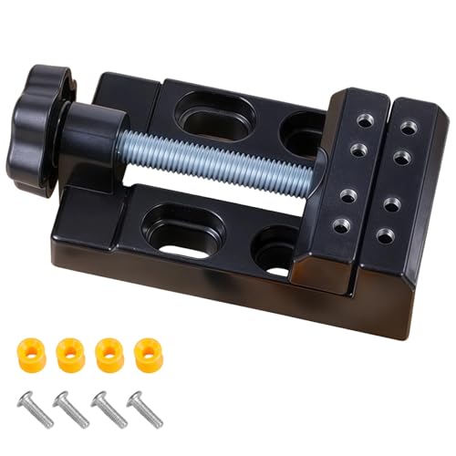Mini-Schraubstock aus Aluminiumlegierung, kleiner Schraubstock für Werkbank, leicht und langlebig, für Heimwerker, Bohren und Holzbearbeitung Mini-Schraubstock aus Aluminiumlegierung, kleiner Schraubstock für Werkbank, leicht und langlebig, für Heimwerker, Bohren und Holzbearbeitung von Tressify