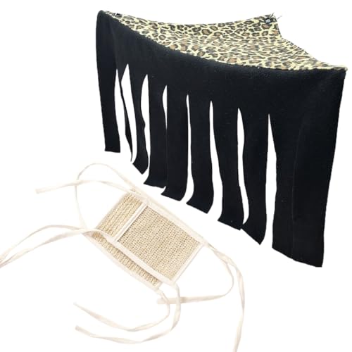 Tressify Hamsterschaukel Hängend Quaste Hängematte mit Stroh für kleine Haustiere von Tressify