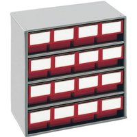 Treston 1630-5 Lagermagazin (B x H x T) 400 x 395 x 300mm Lichtgrau, Rot 1St. von Treston