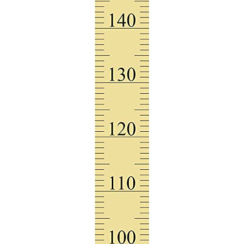 Messlatte selbstklebend gelb 210 cm von Tresxics