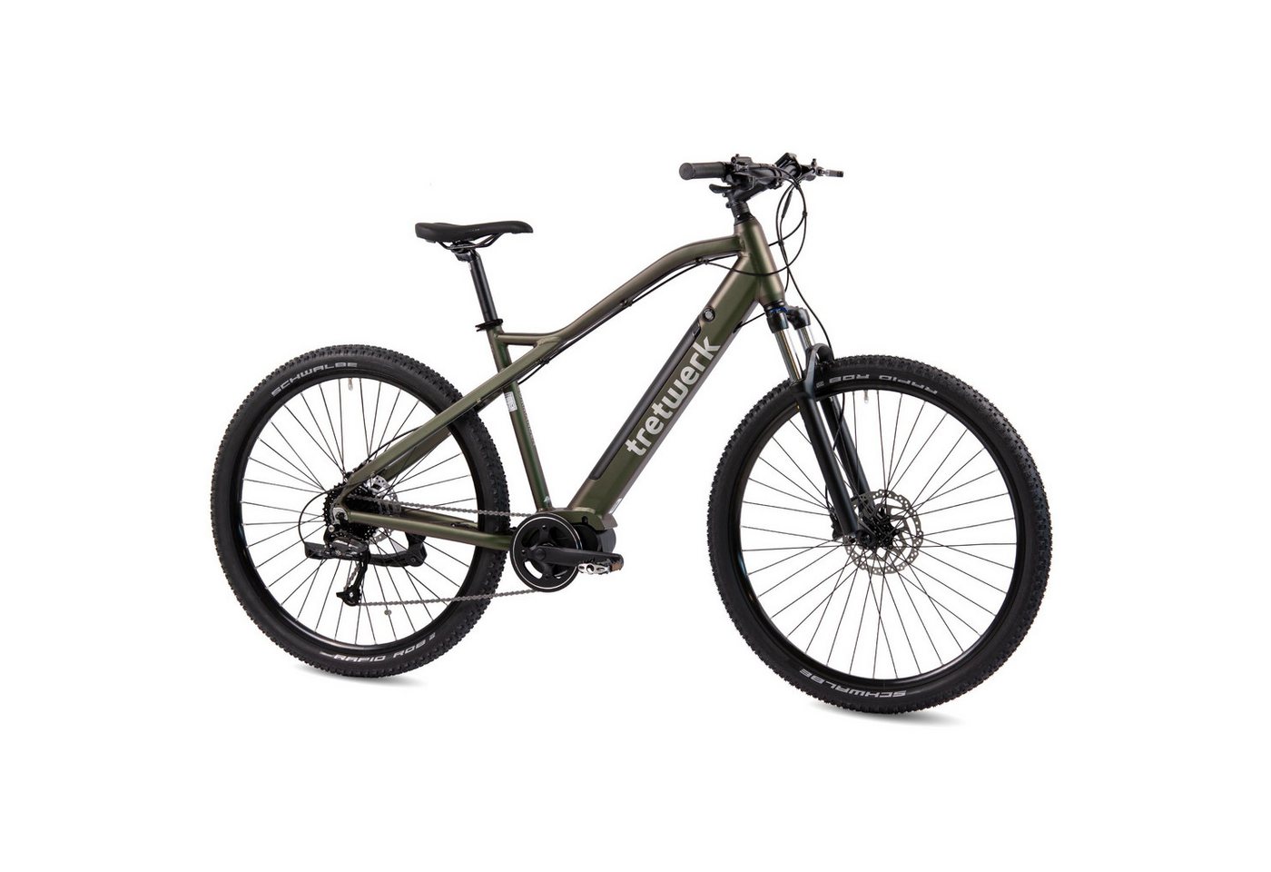 Tretwerk E-Bike Commander, 9 Gang Shimano Altus SGS Schaltwerk, Kettenschaltung, Mittelmotor, Tretwerk Commander E Bike Mountainbike 29 Zoll Pedelec MTB Hardtail 9s von Tretwerk