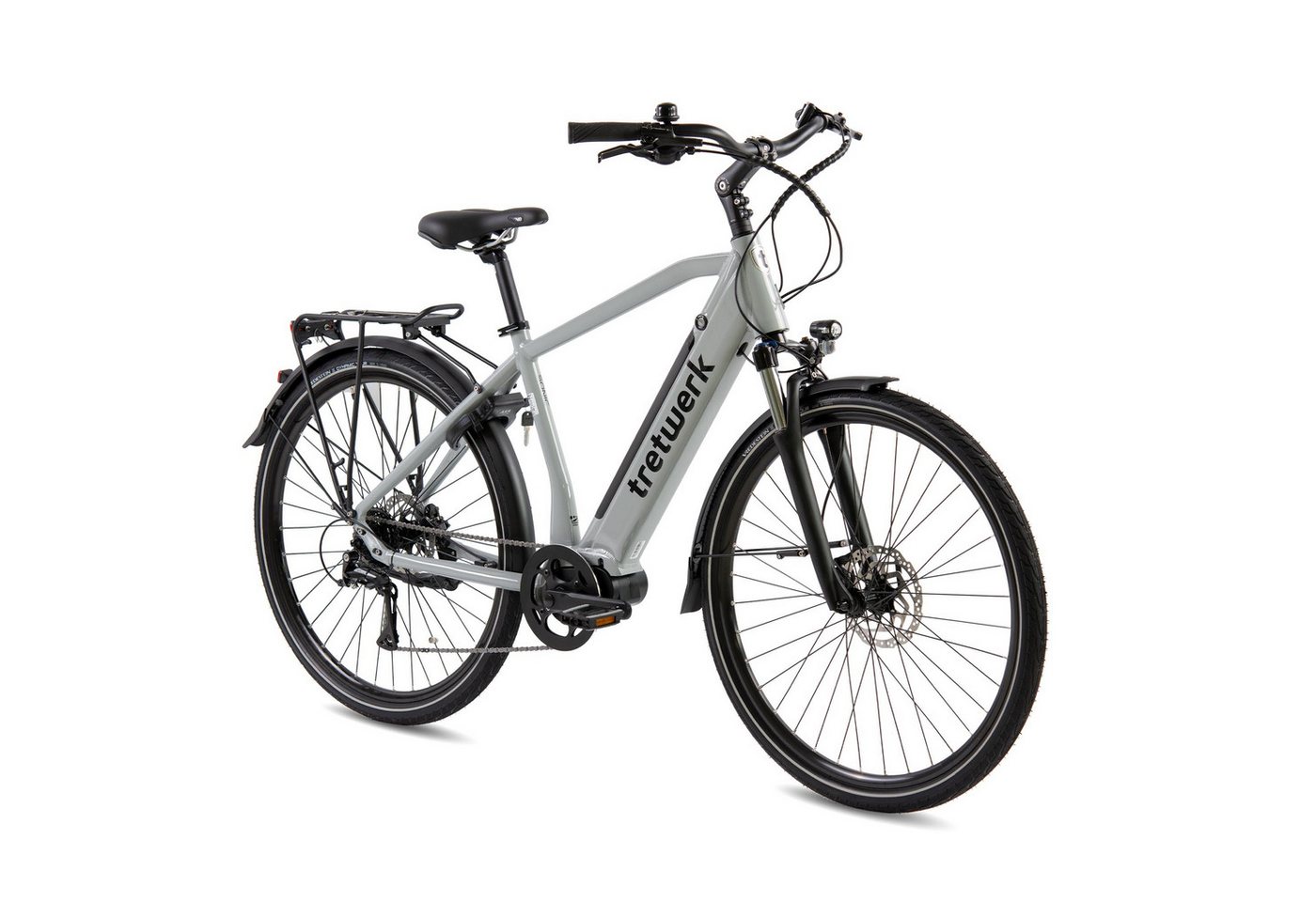 Tretwerk E-Bike Sonic, 8 Gang Shimano Acera M3020 SGS Schaltwerk, Kettenschaltung, Mittelmotor, Tretwerk Sonic 28 Zoll E Bike Trekking Rad 160-180cm Elektrofahrrad von Tretwerk