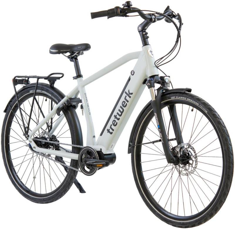 Tretwerk E-Bike Trekkingrad Sonic Nexus, 7 Gang, Nabenschaltung, Mittelmotor, 522 Wh, Pedelec, Elektrofahrrad für Damen u. Herren von Tretwerk