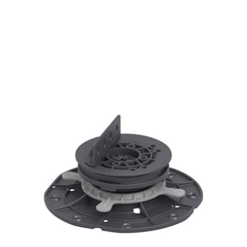 Trevendo® Stelzlager selbstnivellierend 0-7% Ausgleich Gefälle Terrasse Unterkonstruktion Holz WPC (46-61 mm (M)) von Trevendo