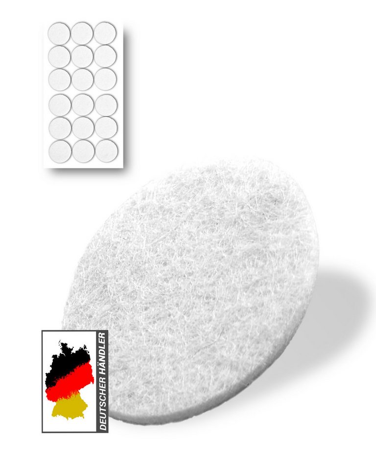 Trevendo Filzgleiter Filzgleiter Selbstklebend, (18 St) von Trevendo