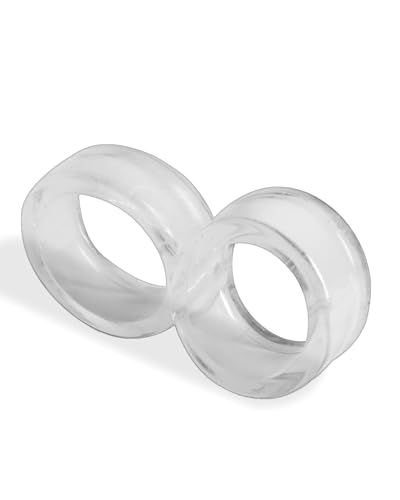 Trevendo Türklinkenpuffer (10 Stück) – 8er-Form – Türgriff Schutz transparent – Türstopper für Klinken – einfache Montage ohne Bohren – Türgriffpuffer für Wand- und Möbelschutz von Trevendo