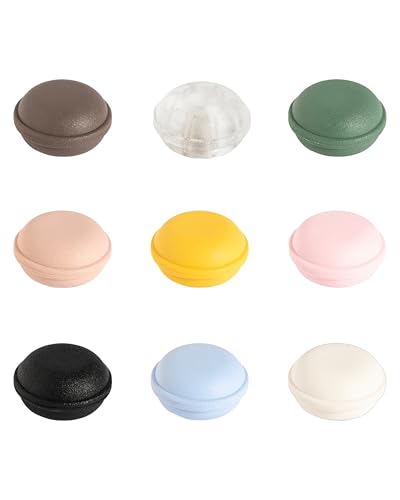 Trevendo Türstopper - selbstklebend (10 Stück) - Stoßschutz in Macarons-Form für Wände, Türen und Möbel - Wandpuffer für Türanschlag und Türklinkenschutz - Farbmix von Trevendo