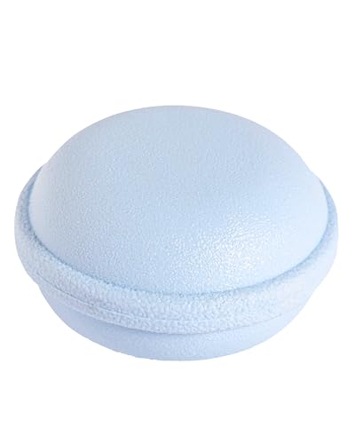 Trevendo Türstopper - selbstklebend (10 Stück) - Stoßschutz in Macarons-Form für Wände, Türen und Möbel - Wandpuffer für Türanschlag und Türklinkenschutz - hellblau von Trevendo