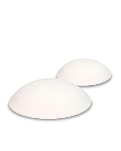 Trevendo Türstopper - selbstklebend (5+5 Stück) - weiß, Ø 40mm + Ø 60mm - Stoßschutz für Wände, Türen und Möbel - Wandpuffer für Türanschlag und Türklinkenschutz von Trevendo