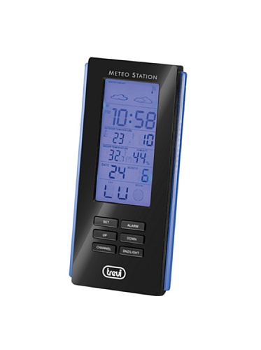 Trevi ME 3108 schwarz - Wetterstation (AAA, schwarz, 86 mm, 47,5 mm, 175 mm) von Trevi