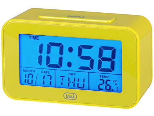 Trevi Reloj Despertador SLD 3P50 Amarillo Azul Uhr, gelb, Einheitsgröße von Trevi