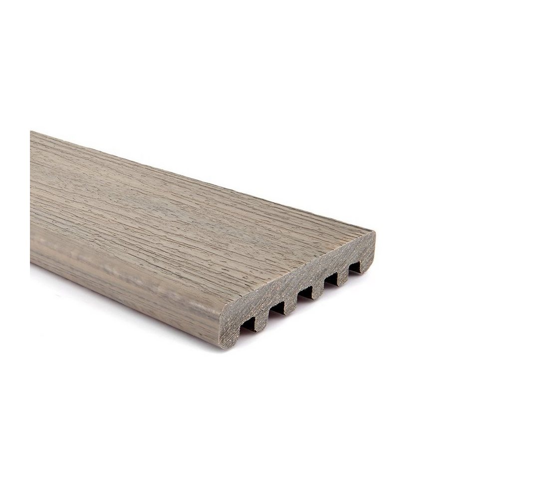 Trex Terrassendielen Enhance Naturals WPC Balkondiele Holzoptik ohne Nut, 0,70 m², BxL: je 14x488 cm, 25,40 mm Stärke, (1-St., Stück 4,88 Meter), Dielen frei von streichen oder ölen von Trex