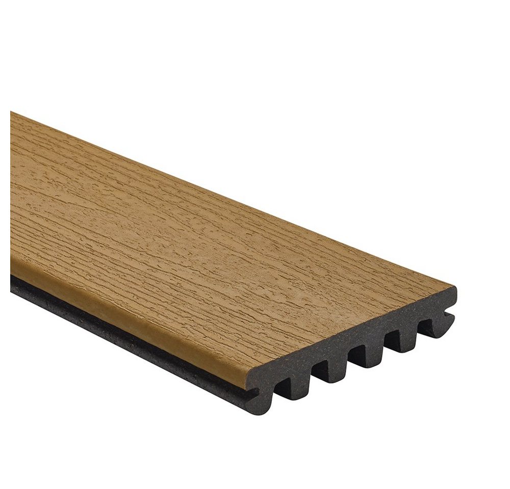 Trex Terrassendielen Enhance Basics WPC Balkondiele Holzoptik, BxL: je 14,5x366 cm, 25,00 mm Stärke, (Stück 3,66 m oder Stück 4,88 m), Ohne Befestigungsmaterial, drei Farben von Trex