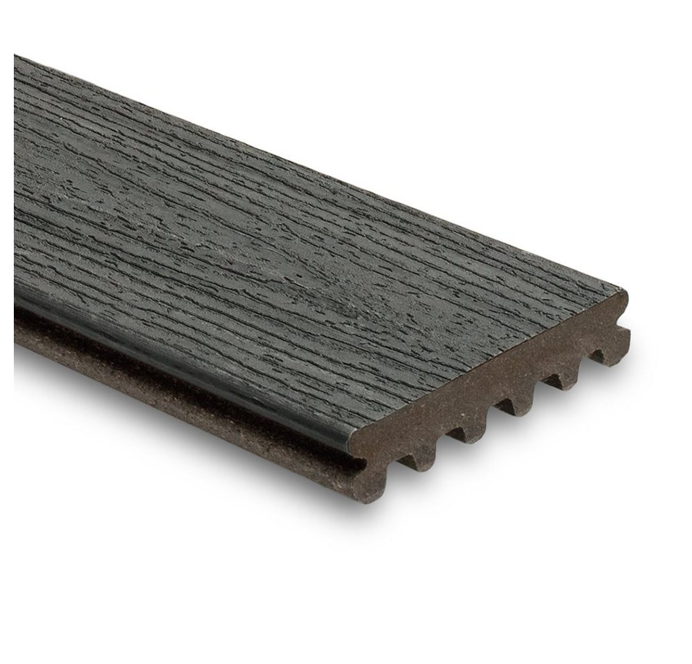 Trex Terrassendielen Enhance Naturals WPC Balkondiele Holzoptik, BxL: je 14,5x366 cm, 25,00 mm Stärke, (Stück, 1 Stück 3,66 m oder 1 Stück 4,88 m), Dielen frei von streichen oder ölen von Trex