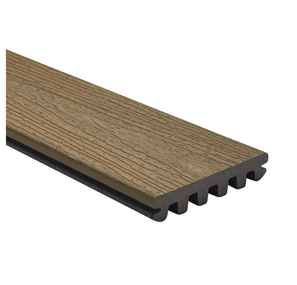 Trex Terrassendielen Enhance Naturals WPC Balkondiele Holzoptik, BxL: je 14,5x366 cm, 25,00 mm Stärke, (Stück, 1 Stück 3,66 m oder 1 Stück 4,88 m), Dielen frei von streichen oder ölen von Trex