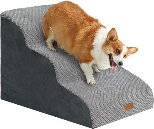 Trhillsbrad Breiter Hundetreppe 3 Stufen 40cm hoch für Kleine Hunde, Hochdichtem Schaumstoff Haustiertreppe, Waschbarem Bezug und Rutschfestem Boden Trhillsbrad Breiter Hundetreppe 3 Stufen 40cm hoch für Kleine Hunde, Hochdichtem Schaumstoff Haustiertreppe, Waschbarem Bezug und Rutschfestem Boden von Trhillsbrad