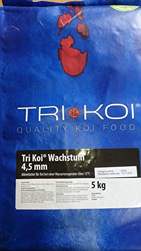 Tri Koi Wachstum - Qualitäts-Koifutter - 4,5 mm (5 kg) von qdwq-US