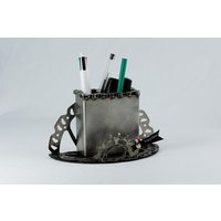 Upcycling-Fahrrad-stiftehalter von TriCyclEco