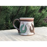 Ooak Becher, Keramik Kaffeetasse, Teetasse, Handgemachte Einzigartige Tasse von TriUshiCeramics