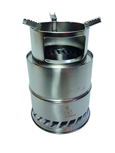 TriaTerra-Kocher Pyrolyseofen Holzgas-Camping-Kocher 31cm von TriaTerra