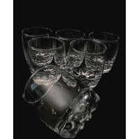 Bormioli Rocco Galassia Schnapsgläser - Set Aus | 6 Elegant Geschwungener Form, Schweren Sham & Ineinandergreifenden Füßen Bormioli Rocco Galassia Schnapsgläser - Set Aus | 6 Elegant Geschwungener Form, Schweren Sham & Ineinandergreifenden Füßen von TriadVintage