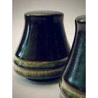 Vintage Denby Bokara/Kismet Blue Salt & Pepper Shaker Set - Langley England von TriadVintage