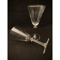 Vintage Mikasa South Hampton Paneled Water/Weingläser - Set Von | 2 von TriadVintage