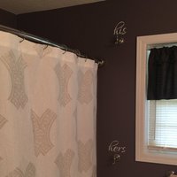 Seine Ihre Vinyl Aufkleber, Badezimmer Handtuch Rack Marker, Handtücher, Herr & Frau von TriangleKBoutique