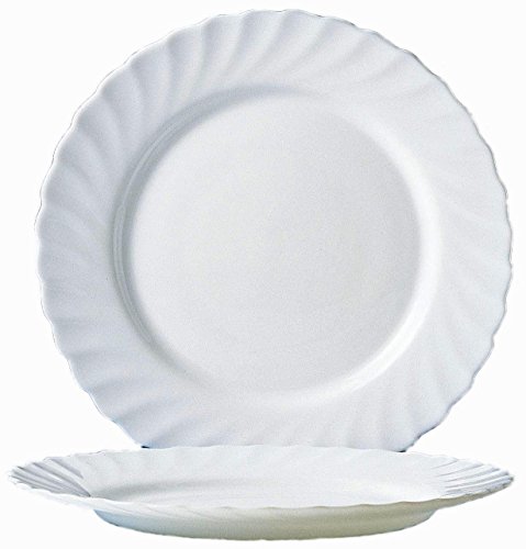 36 Teller Trianon 24,5 cm Arcoroc Opalglas 36 Teller Trianon 24,5 cm Arcoroc Opalglas von Trianon