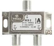 TRIAX Verteiler 2f. 5-2400 MHz - Umleitung und Verteiler 2 Ausgänge von Triax