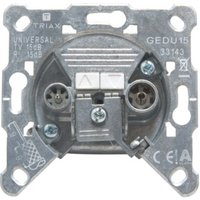 Triax Antennensteckdose 2f. Durchgangsdose GEDU 15 Triax Antennensteckdose 2f. Durchgangsdose GEDU 15 von Triax