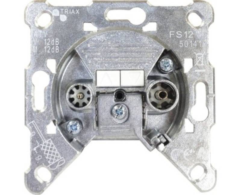 Triax Antennensteckdose FS 12	BK-Durchgangsdose, 2fach von Triax