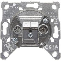Triax FS 07 Antennendose UKW, TV Unterputz Durchgangsdose Triax FS 07 Antennendose UKW, TV Unterputz Durchgangsdose von Triax