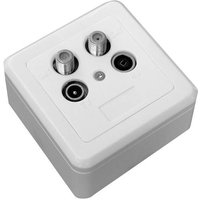 Triax GAD 274 Antennendosen-Set SAT, TV, UKW, DAB+ Aufputz, Unterputz Enddose von Triax