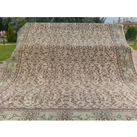 Wunderschöne Antike 1900-1930Er Jahre Gedämpft Edyes Wolle Pile Hereke Bereich Teppich 5'7 "x 8'7" Wunderschöne Antike 1900-1930Er Jahre Gedämpft Edyes Wolle Pile Hereke Bereich Teppich 5'7 "x 8'7" von TribalConcept