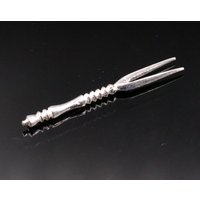 Handgemachte Massive Silber Essstäbchen/Messer Und Gabel Snack Obst Essen Ausgezeichnet Handgefertigt Design Täglicher Gebrauch Löffel03 von TribalOrnaments