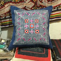 Vintage Handgemachte Hmong Batik Kissenbezug von TribalhandmadeStore