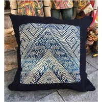Vintage Handgemachte Thai Textil Baumwolle Hanf Kissenbezug in Nghe An Von Vietnam von TribalhandmadeStore