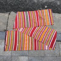 Vintage Stammes Weiß Thai Textil Langen Stoff in Thanh Hoa Provinz, Zentrum Von Vietnam von TribalhandmadeStore