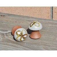 Paar Von Zwei - Vintage Robert Maxwell Steinzeug Keramik Pilz Salz & Pfefferstreuer Mid Century Modern Paar Von Zwei - Vintage Robert Maxwell Steinzeug Keramik Pilz Salz & Pfefferstreuer Mid Century Modern von TribeVintageLB